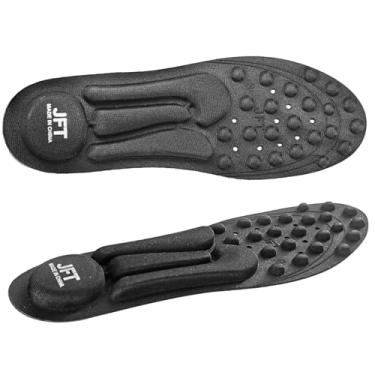 Imagem de Palmilhas de massagem para homens e mulheres, inserções de acupressão de substituição para cuidados com a saúde do pé plantar ortopédico (P, homens 4-6,5 | Mulheres 6-8,5 | 25,5 cm)