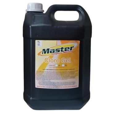 Imagem de Limpador Cloro Gel 5L para Roupas Panos de Chão Toalhas Meias e Guardanapos Brancos