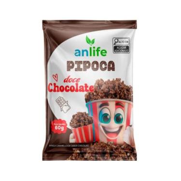 Imagem de Kit 10 Pipocas Anlife Doce 60gr - Caramelo ou Chocolate