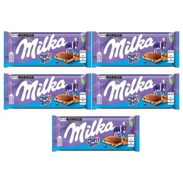 Imagem de Kit 5 Chocolate Milka - Chips Ahoy Ou Lu
