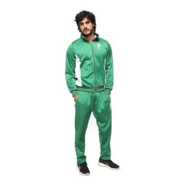 Imagem de Agasalho Conjunto Inverno Masculino Jaqueta Calça Palmeiras Palestra H