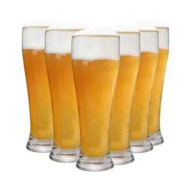 Imagem de Jogo de Copos de Vidro Weiss Polite G Para Cerveja 685ml 6 Pcs Ruvolo