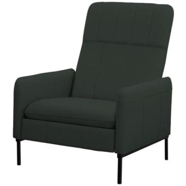 Imagem de Poltrona Decorativa Fixa Retrátil Reclinável Lutor L06 material sintét