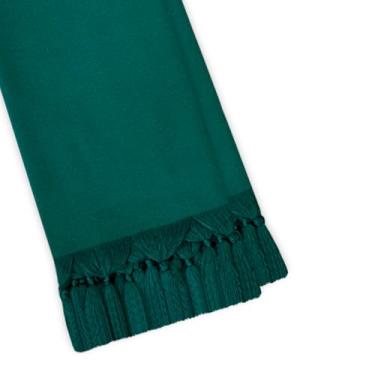 Imagem de Manta Para Sofá e Cama Peseira Colcha Rústica Luxo Protetora(NOOR 247 VERDE ESMERALDA,2,80 X 2,00)
