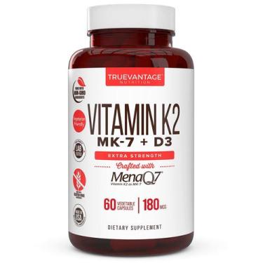 Imagem de Suplemento Truevantage Nutrition Vitamina K2 D3 5000IU
