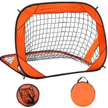 Imagem de Soccer Goal EVERRUSH Pop Up Kids Toddler com bolsa de transporte 100x7