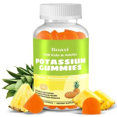 Imagem de Suplemento de potássio Gummies Boasi 1200 mg 90 unidades