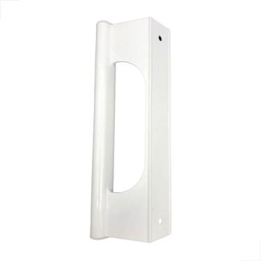 Imagem de Puxador Para Portão Porta Alumínio Madeira Pux157 Branco - Mettallflec