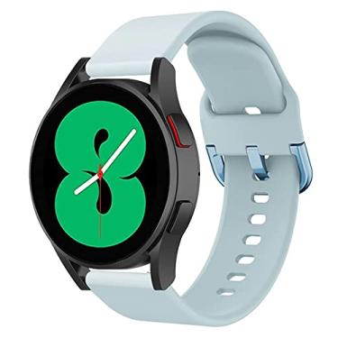 Imagem de Pulseira de Silicone Colorida compatível com Galaxy Watch 4 Watch 5 Watch 6 Watch 7 40mm 42mm 43mm 44mm 45mm 46mm 47mm