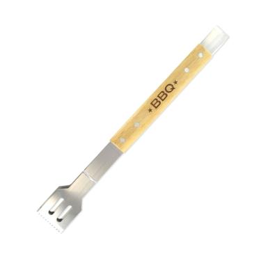 Imagem de Pinca Para Churrasco Bbq - 39.5 Cm Fackelmann Marrom/Prata