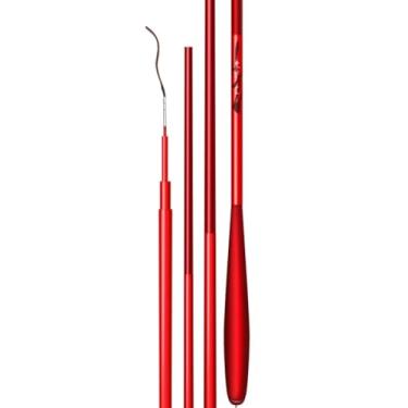 Imagem de Vara de Pesca de Viagem Vara de Carpa Crucian Carbono Ultra Leve e Dura para Pesca Selvagem em Plataforma Streaming(Red,6.3M)