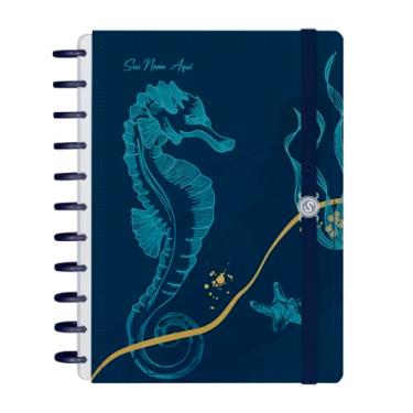 Imagem de Caderno de Disco Inteligente Personalizado Iscool G+ Oceania Marinho