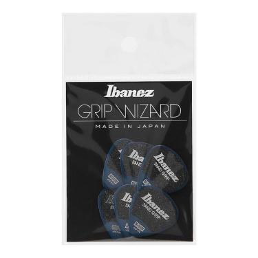 Imagem de Palheta Ibanez Sand Grip Wizard Média 0.80Mm Azul Com 6Un
