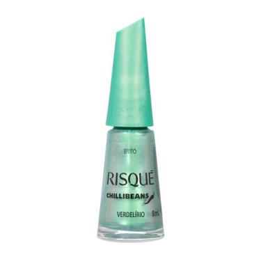 Imagem de Esmalte Verde Água Risqué & Chilli Beans Verdelírio Efeito - Risque