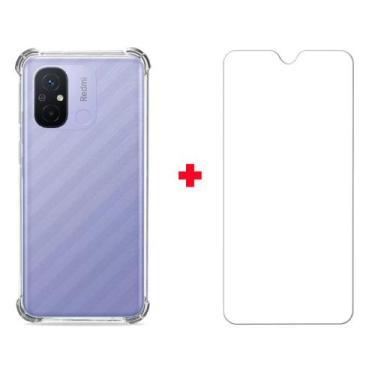 Imagem de Kit Capa Case Anti Impacto + Pelicula Vidro Para Redmi 12c - Mustang