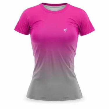 Imagem de Blusa Feminina Academia Moda Fitness Dry fit Caminhada Treino Tshirt E