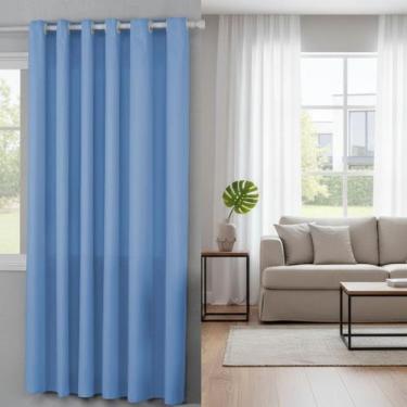 Imagem de Cortina Folha Única Microfibra 1,50m x 2,20m Ideal para Porta Janela D