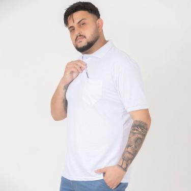 Imagem de Camisa Gola Polo Com Bolso Masculina Tecido Premium - MULTI MARCA, Bra