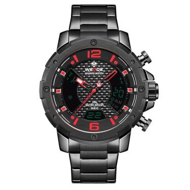 Imagem de Relógio Weide Masculino Ref: Wh8504b A10430 Anadigi Black