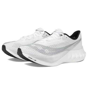 Imagem de Saucony Endorphin Pro 4 masculino, Branco/Prata, 46