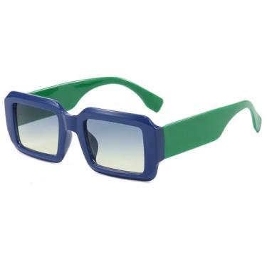 Imagem de Óculos de sol feminino UV400 masculino com rebites punk degradê para esportes ao ar livre, corrida e equitação, 03