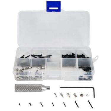Imagem de Kit de parafusos RC Abendor 256 unidades para 1/28 Wltoys 284131 K969 