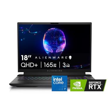 Imagem de Alienware Laptop para jogos M18 – tela de 45.7 cm QHD+ 165Hz 3ms, Intel Core i7-14700HX, 16GB DDR5 RAM, SSD de 1TB, NVIDIA GeForce RTX 4070 8GB GDDR6, Windows 11 Home, serviço no local – Lua metálica