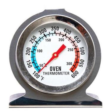 Imagem de Termometro Forno Aco Inox 6 Cm X 7 Cm X 4 Cm