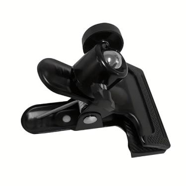 Imagem de Gimbal universal de suporte de streaming para celular, com base de parafuso, furo único e giratório de três furos, mini cardan de metal universal esférico