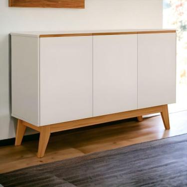 Imagem de Buffet Ares Lux 3 Portas Off White Tebarrot