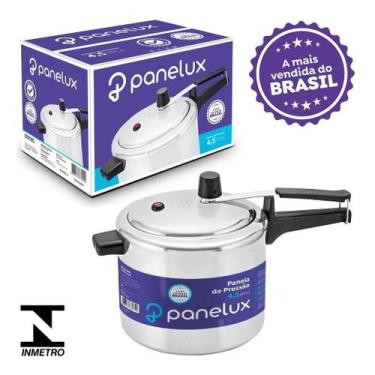 Imagem de Panela De Pressão 4,5 Litros Panelux Classic Polida Alumínio, 4,5L, Pr