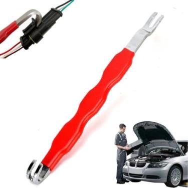 Imagem de Ferramenta de remoção de separador de conector de terminal elétrico automotivo, removedor de conector de plugue universal para carros, ferramenta de alicate de desconexão elétrica multifuncional para