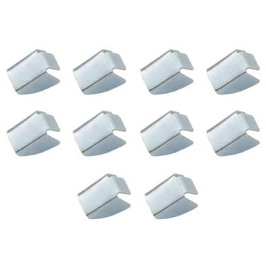 Imagem de DGHAOP 10 peças de ferragens de fixação de prateleira de metal adequadas para cozinha/armário de escritório e estantes de livros