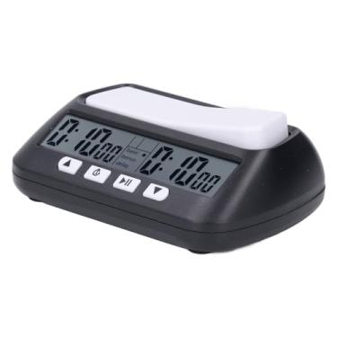 Imagem de RiToEasysports Relógio de Xadrez, Cronômetro Digital, Contagem Regressiva Portátil Com Funções de Atraso de Bônus, Material ABS Profissional, Display Transparente para Jogos de Tabuleiro, Jogadores,