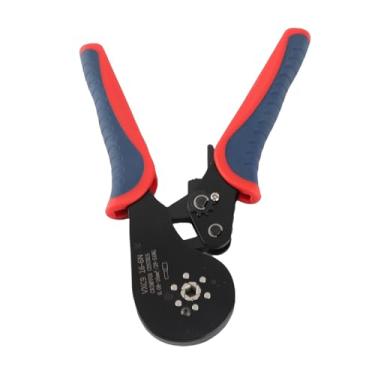 Imagem de Ferramenta de Crimpagem de Fio Com Ferramenta de Crimpagem de Catraca para Terminais Tubulares, 28-5 AWG para Indústria Eletrônica, Automotiva, Reparo de Eletrodomésticos