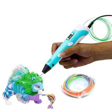 Imagem de Caneta 3d Impressora Profissional 12v Com Filamentos