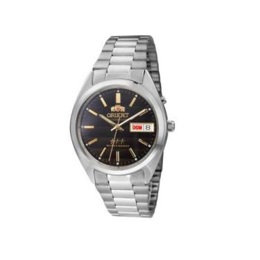 Imagem de Relógio Orient Masculino Automático 469Wa3 P1Sx Preto Aço, 469wa3, Pre