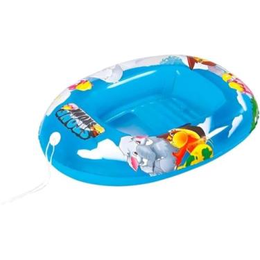 Imagem de Boia Bote Inflável Infantil Bichinhos Piscina Praia