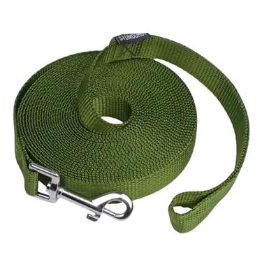 Imagem de Siumouhoi Coleira de treinamento de agilidade para adestramento de obediência para cães/filhotes - Coleira de treinamento de 4,6 m, 6 m, 9 m, 12,2 m e 15,2 m - ótima para brincar, acampar ou quintal