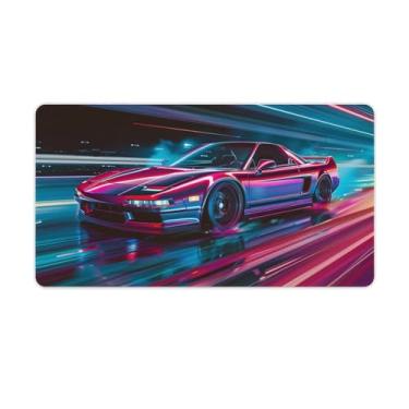 Imagem de HouLaiZhe 350z Super Rápido JDM Carro Esportes Cool Gaming Mouse Pads JDM Car Desk Pads Grandes Mousepads para Teclado Desktop Mat40X75cm
