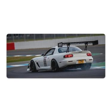 Imagem de HouLaiZhe JDM Tapete de mouse grande para jogos Rx7 Track Speed JDM Tapete de mesa de carro base de borracha antiderrapante acessórios de computador laptop suprimentos bloco de escrita para escritório