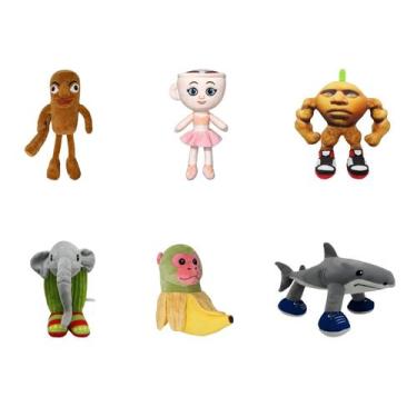 Imagem de Boneco de Pelúcia Brainrot Meme da Internet Com Som - Roots, Ballerina