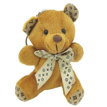 Imagem de Chaveiro de Ursinho 5cm Decorativa Fofo - Aliança, Marrom