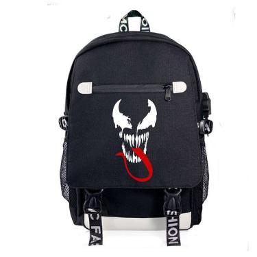 Imagem de Mochila Venomss Anime School Children 35x14x46cm Algodão