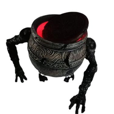 Imagem de Estatueta de pote de resina, escultura, estátua, anel de Elden para mesa doméstica