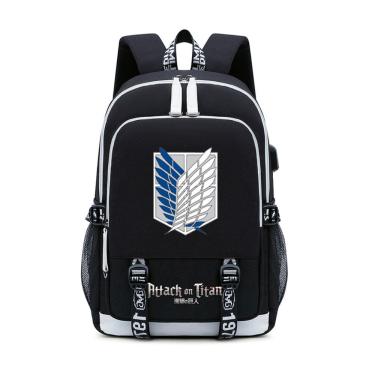 Imagem de Mochila Attacks on Titans Levis Ackermans Cartoon Kids