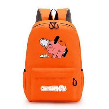 Imagem de Mochila Cartoon Kids School Chainsaws Mans Pochitas Anime B