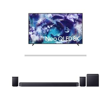 Imagem de Samsung Vision AI TV 65" NEO QLED 8K QN900F + Soundbar Samsung HW-Q990F