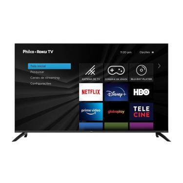 Imagem de Fast Smart TV Philco Roku 58” PTV58G70RCBL 4K LED UHD Preta Bivolt