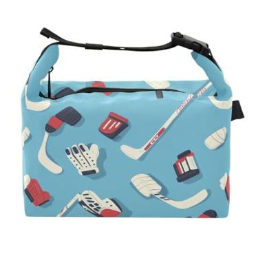 Imagem de STAYTOP Lancheira de raquete de oliva com fivela de alça, lancheira isolada para meninos e meninas, lancheira térmica para trabalho escolar